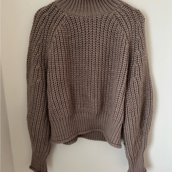 H&M Taupe Knit Turtleneck Sweater - Picture 1 of 4